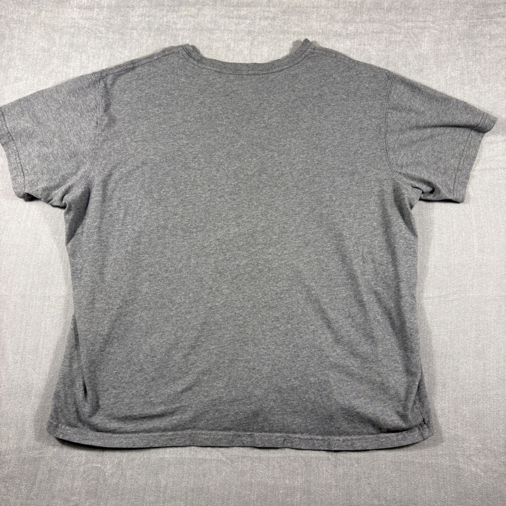 Eddie Bauer Mens XL Gray Short Sleeve Pocket T-Shirt Cotton Heather Tee
